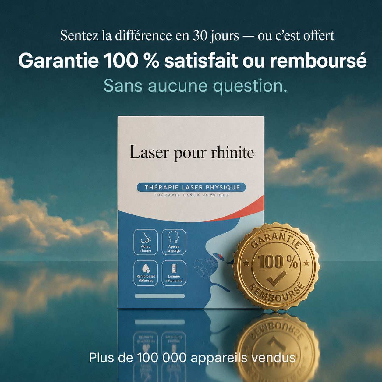 Veloria Breathe™ — Dispositif nasal par infrarouge